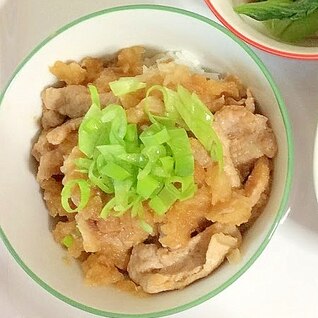 豚のおろし生姜焼き丼